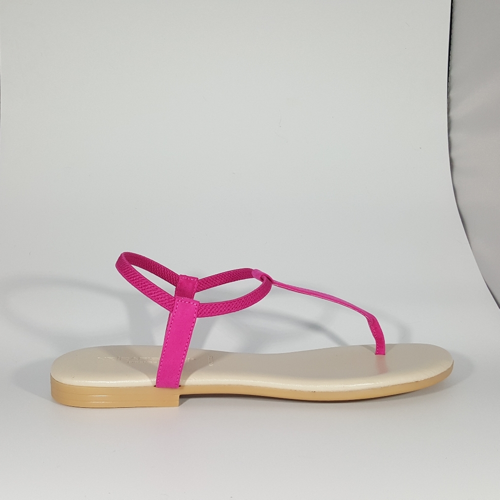 NR Rapisardi Pink Thong Sandal with Elastic Band
